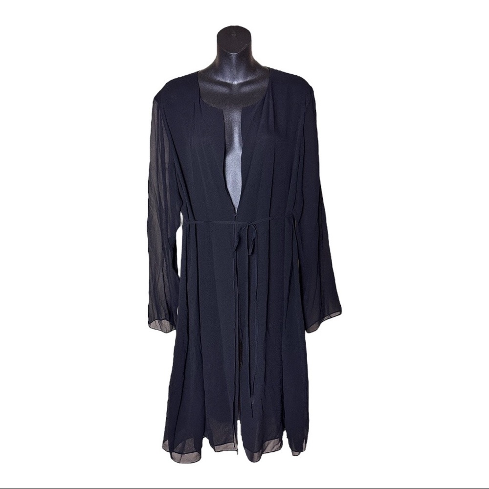 Eileen Fisher 100% Tie Waist Jacket